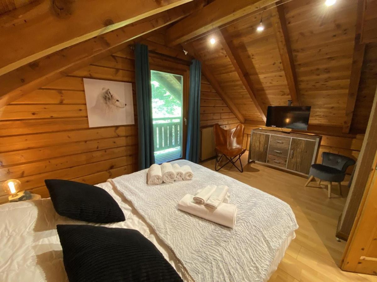Le Renard Chalet En Bois La Bresse Exterior foto