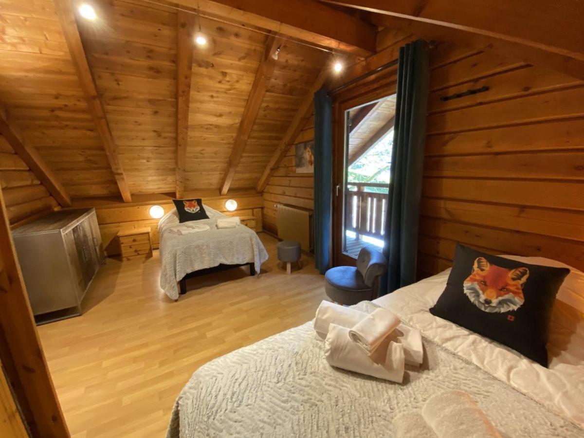 Le Renard Chalet En Bois La Bresse Exterior foto